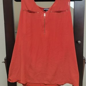 Peach colored express tank